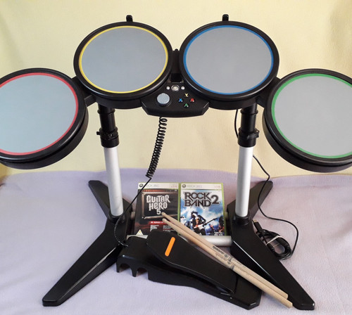 Xbox 360 rock band drum - rock,