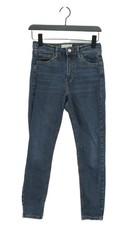 Topshop Women's Jeans W 26 in Blue 100% Cotton Skinny