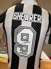 Alan Shearer Hand Signed Retro
