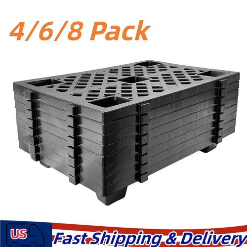 Plastic pallets 8 pack - plastic,