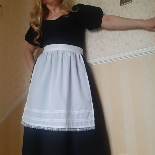 Basic white cotton - , apron
