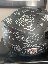 SPEEDWAY HELMET SIGNED BY OVER