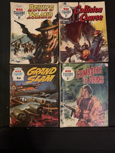 Vintage fleetway war picture - war,