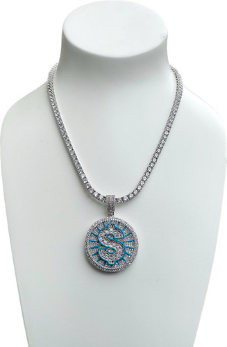 Money sign pendant 925 - pendant,
