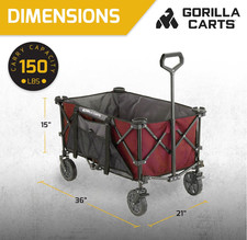 Gorilla Cart 7 Cu Ft Foldable