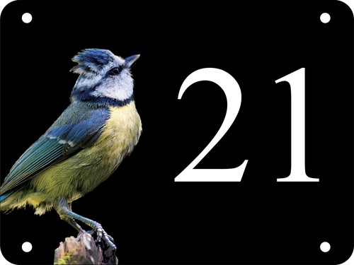 Personalised aluminium blue - aluminium,
