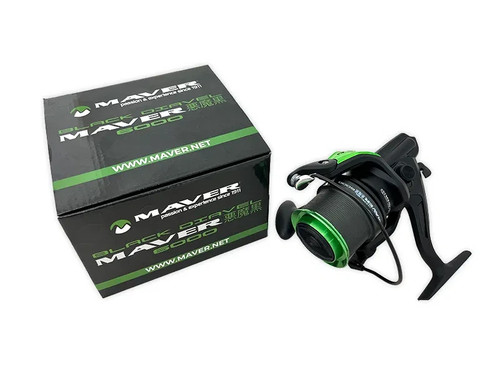 Maver fishing reel - maver, black