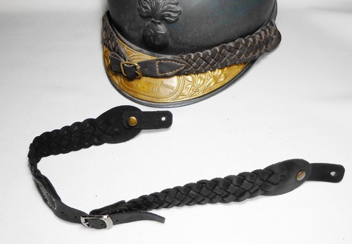 Jugular braided officer helmet - braided,