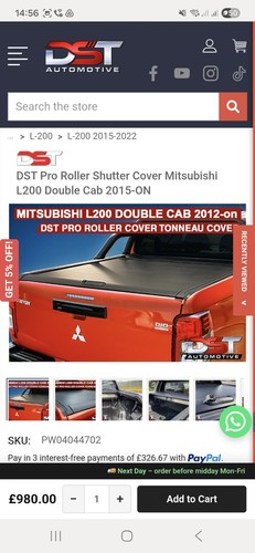 Dst pro mitsubishi l200 - dst,