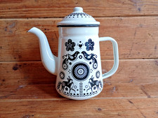 Vintage Enamel Teapot