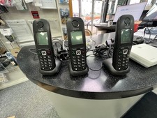 Siemens Gigaset A540h cordless phone set x 3 complete package