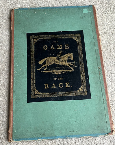 Circa 1900 horse racing - racing, game