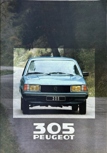 1980 peugeot 305 - 1980, brochure