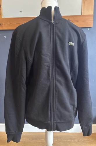 Mens lacoste black zip - lacoste,