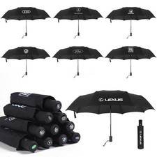 Auto Open Portable Automatic Umbrella Close Compact Folding Anti Rain Windproof-