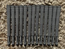 NEW x5 x10 x13 Lamkin Crossline Midsize Black & White Golf Club Grips with TAPE