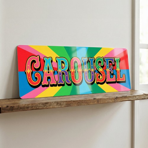 Carousel rainbow fairground - rainbow,