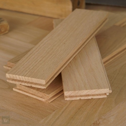 1ft red oak - red, herringbone