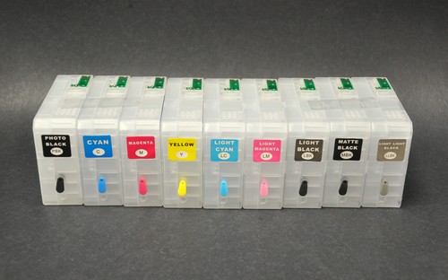 9pc refillable ink cartridges - ink,