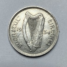 1934 Irish Free States Sixpence 
