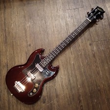 Alex SG Style Bizarre Bass Vintage Japan Made Lightweight Compact Rare Model