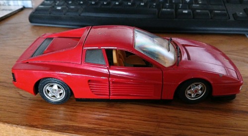 Burago farrari testarossa die - farrari,