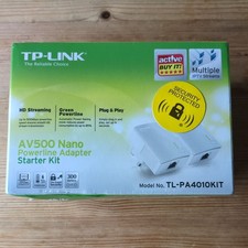 TP-Link AV500 Nano Powerline Adapter Starter Kit TL-PA411