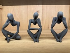 Abstract Thinking Man Figurine