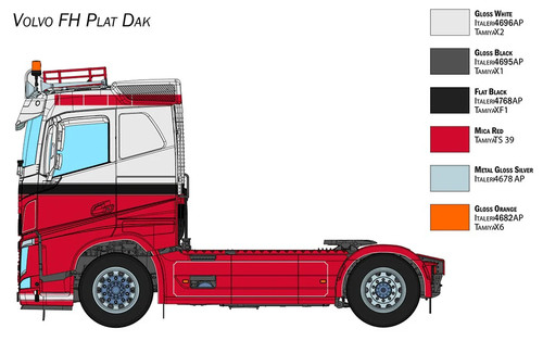 Italeri trucks volvo fh - 1/24,