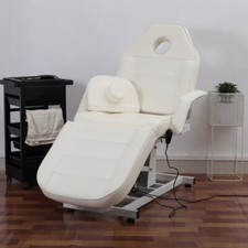 Electric Massage Table Bed 3-Section Reclining Chair Beauty Salon Therapy Couch
