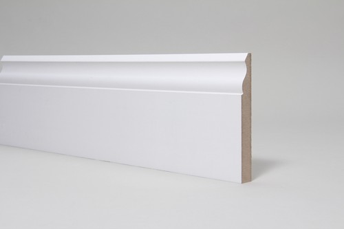 Skirting board white - board, primed