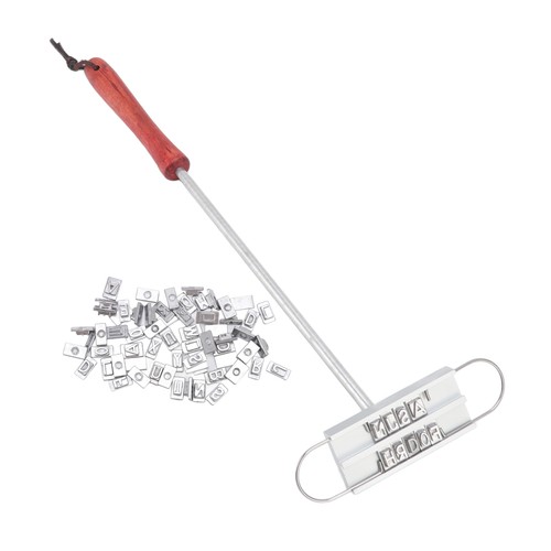 Bbq branding iron english - iron,