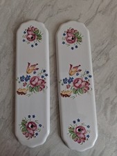 Ceramic door finger plates x 2