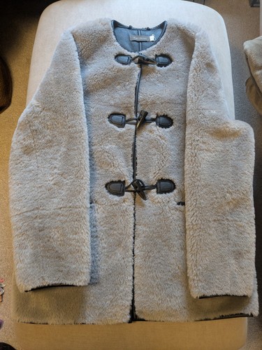 Mint velvet teddy coat - size, s
