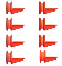 Pack Of 8 Bricklayers  Corner Line Blocks, L Shaped Brick Laying String Brickies
