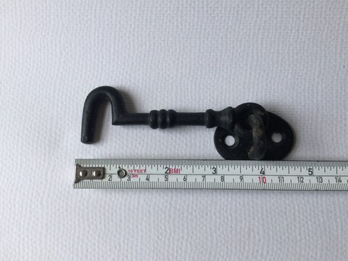 Reclaimed iron gate door hook - reclaimed,