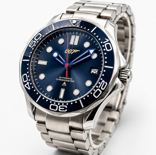 Blue automatic movement divers - blue,