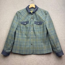 DUBARRY Tweed Jacket Women 14 Wool Country Sporting Field Coat Hacking Duchess