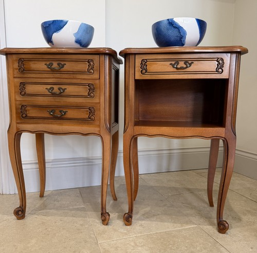 Pair french carved his - french,