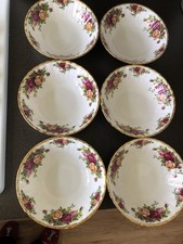 Set Of 6 Royal Albert Bone