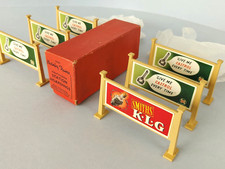 O Gauge HORNBY TRAINS  Half Dozen Station Hoardings  Castrol / HP Sauce - Superb