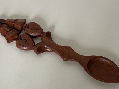 Welsh love spoon - love, wooden