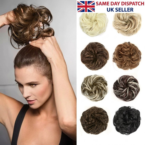 Ponytail scrunchie fake hair - ponytail,