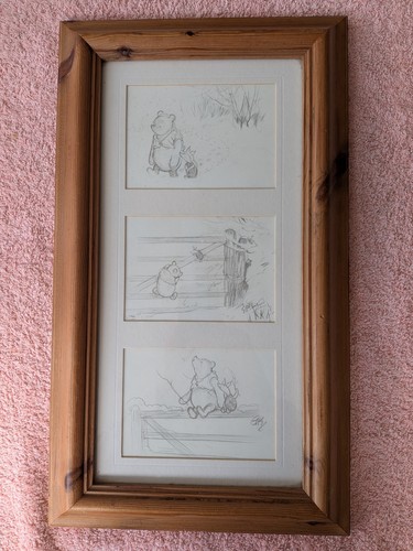 Winnie the pooh triptych - winnie,