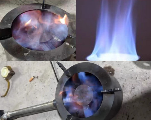 Outdoors waste oil burner - outdoors,
