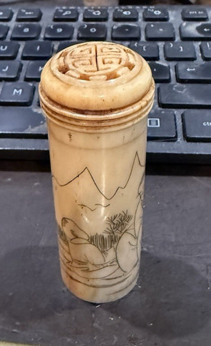 Antique chinese cylindrical - chinese,
