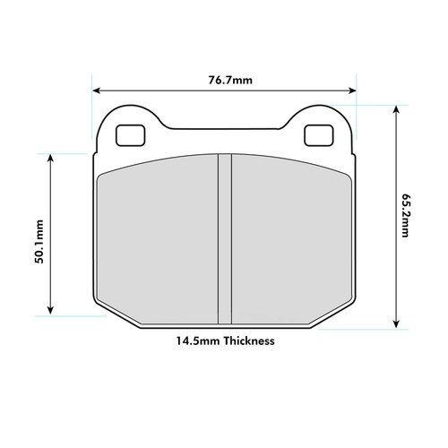 Mintex mrm1801 brake pads fits - mintex,