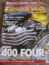 CLASSIC BIKE AUG 2005 OIL