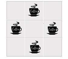 Coffee Vinyl Wall Tile Decals