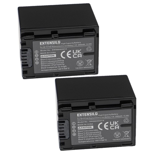 Battery for sony - 2x,